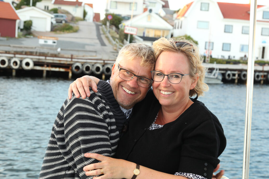 Maria and Michael run the Flygeln aparthotel